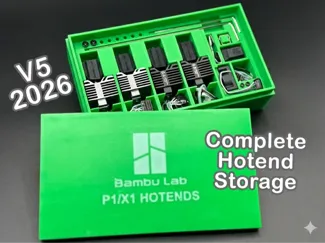 P1 / X1 Complete Hotend Storage Case v5