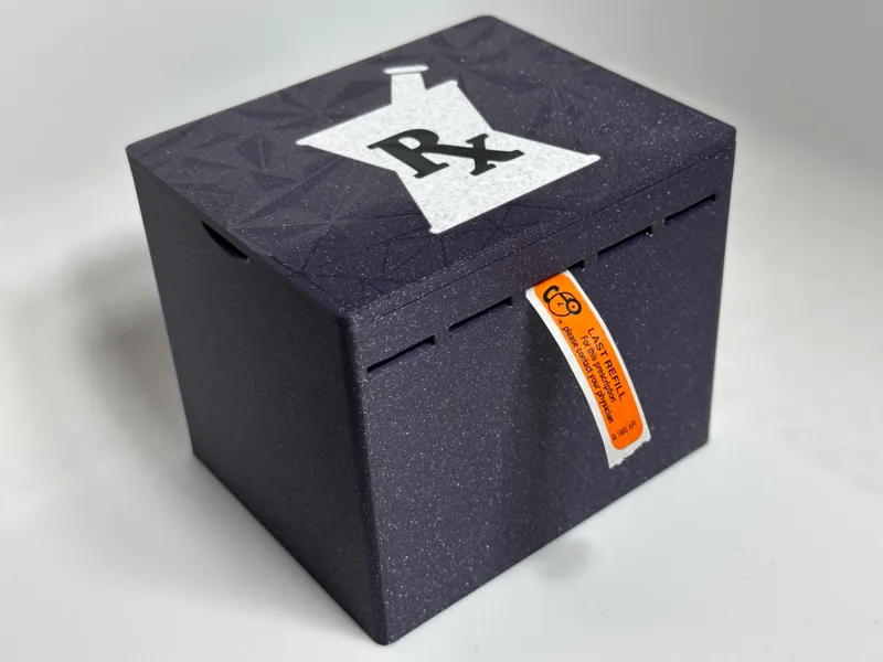 Rx Auxiliary Label Dispenser Box