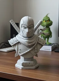Buste de guerrier ninja très détaillé — photo 2
