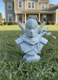 Buste de guerrier ninja très détaillé — photo 3