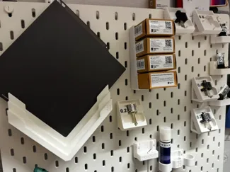 Build plade holder, A1 mini, for IKEA "skådis"
