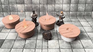 Tea Light Tavern Tables for D&D & TTRPG Terrain