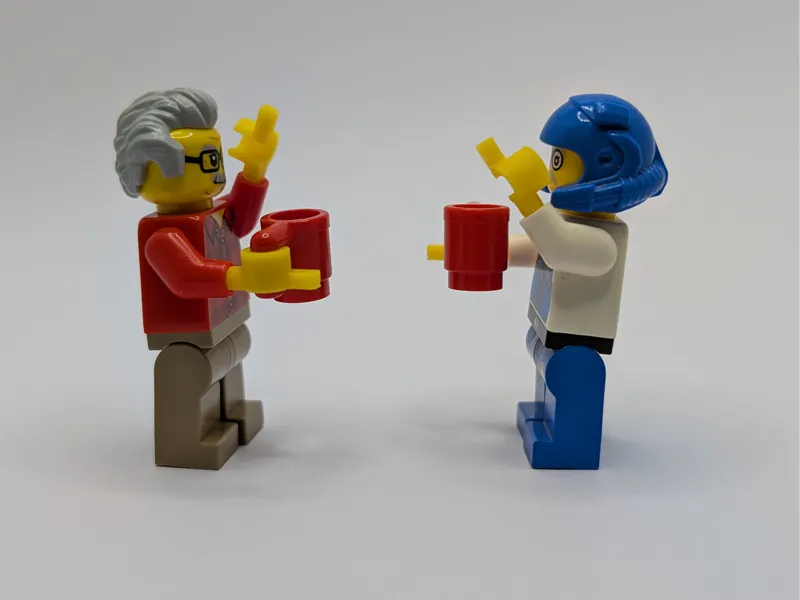Pinky Promise Gesture Hands for LEGOs Minifigures