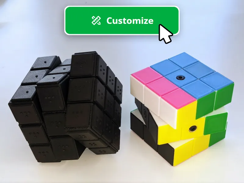 3x3 Magic Puzzle Cube (Customisable!)