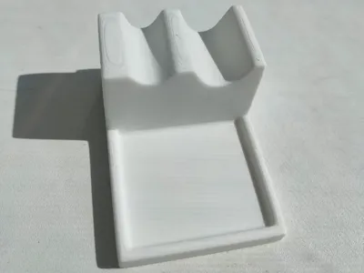 Palette with Brush Holder