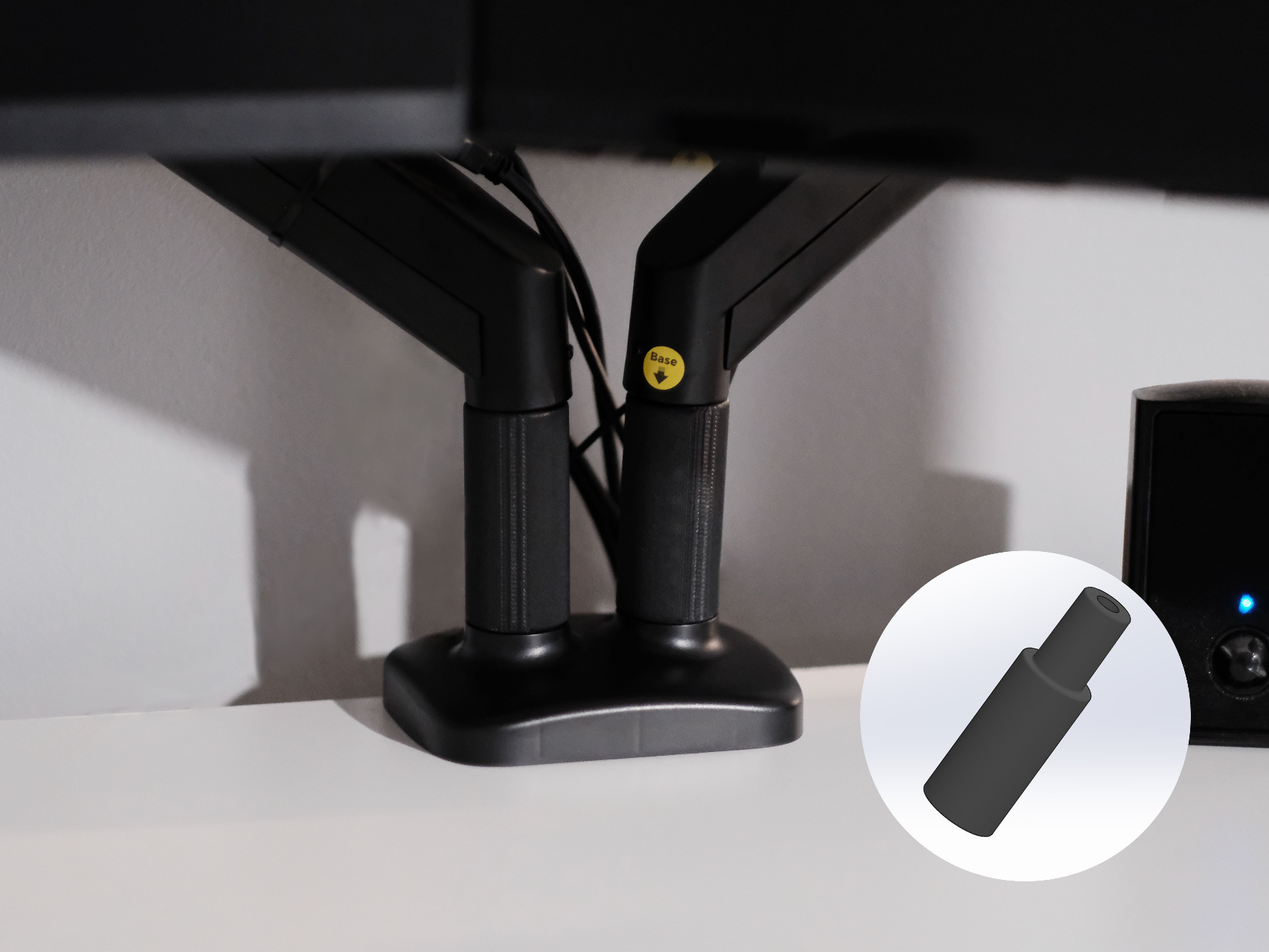 Dual Monitor Riser, Lift Para Ajustável Arms