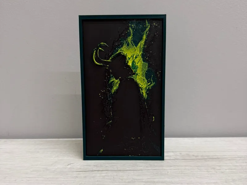 quadretto loki marvel con cornice heuforge