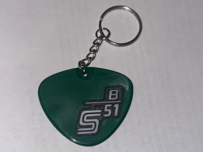 Simson S51 Side Cover Keychain