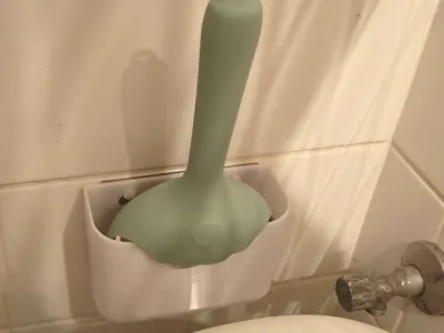 Cat litter scoop holder