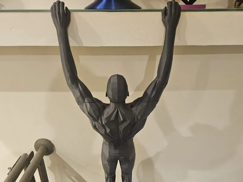 large hanging man (100cm) single plate, 15h print!
