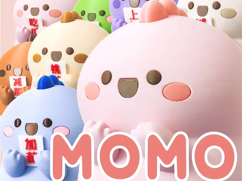 MOMO 大概是全网第一个实体化MOMO 小红书明星