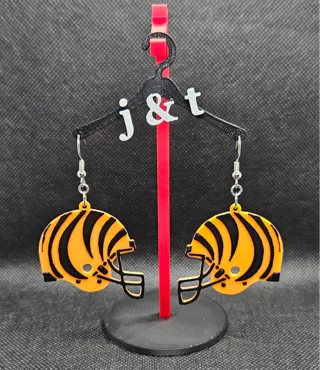 Cincinnati Bengals helmet earrings