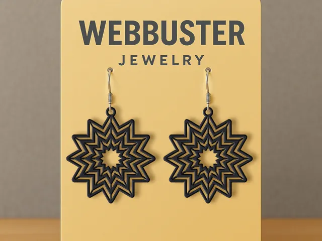 Ziggrose Mandala Earrings