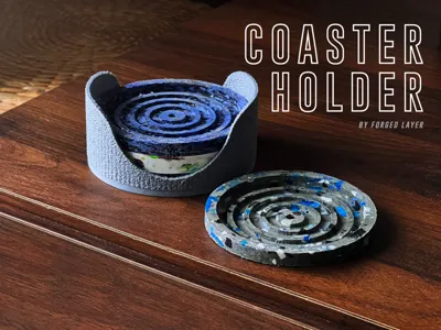 [Forged Layer] TerraClay Coaster Holder V1