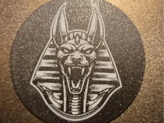 Böser Anubis Untersetzer / Evil Anubis Coaster