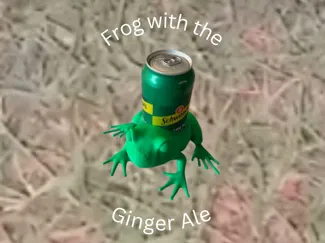 Frog with the Gingerale