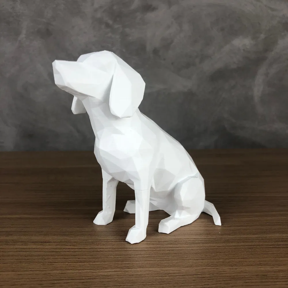 Beagle Low Poly - Free 3D Print Model - MakerWorld