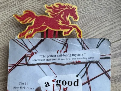 Fire Horse Bookmark, Chinese/Lunar new year