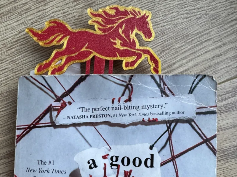 Fire Horse Bookmark, Chinese/Lunar new year 