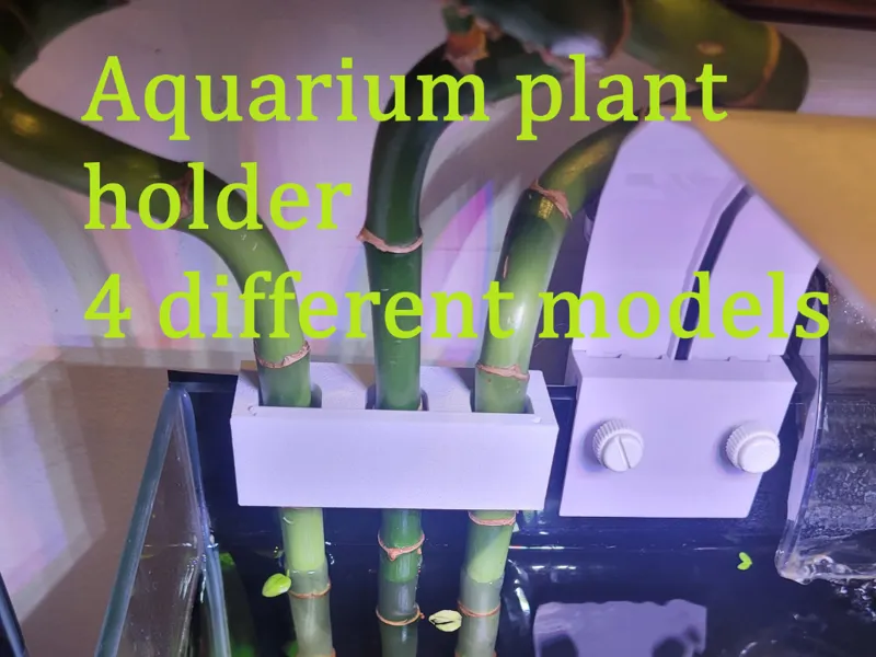 Aquarium plant holder
