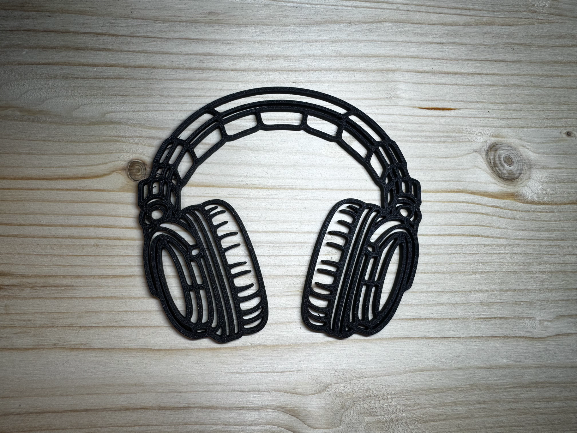Minimalist DJ Headphones Wall Art
