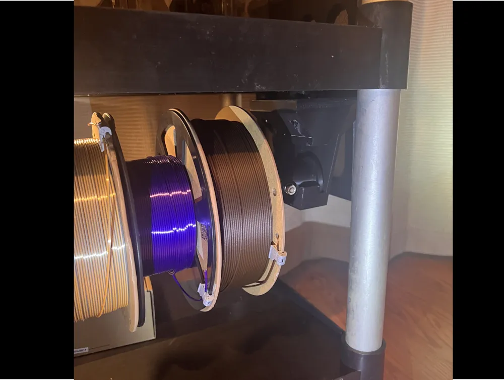 Filament Spool Holder - Just Add PVC - Free 3D Print Model - MakerWorld