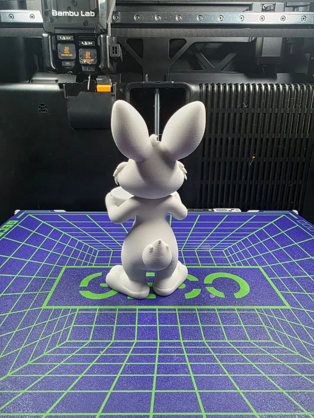 Rabbit with Bowl - Free 3D Print Model - MakerWorld