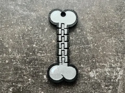 bone keychain flexi