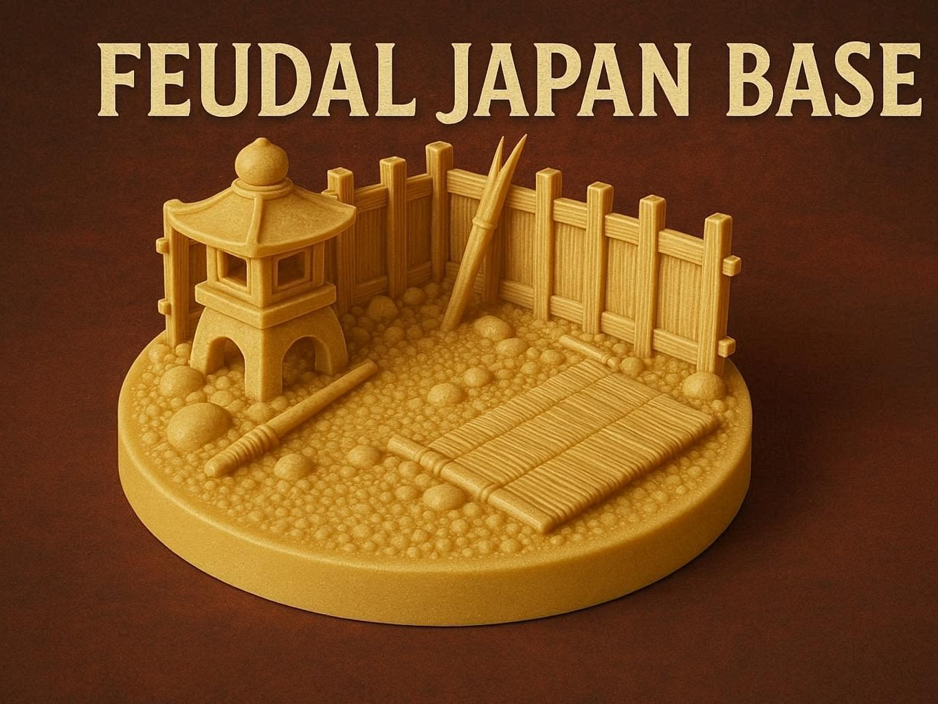 Feudal Japan Base – Basetta per Miniature
