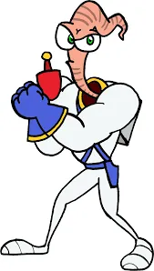 earth worm jim wall art