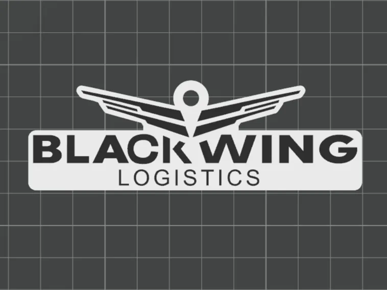 BlackWing Logistics Keychain