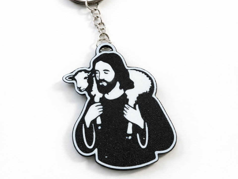 beautiful Jesus keychain