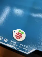 Pi Logo Keychain 0.2mm layer, 2 walls, 15% infill