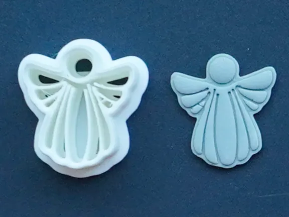 Angel Polymer Clay Cutter Earrings Necklace