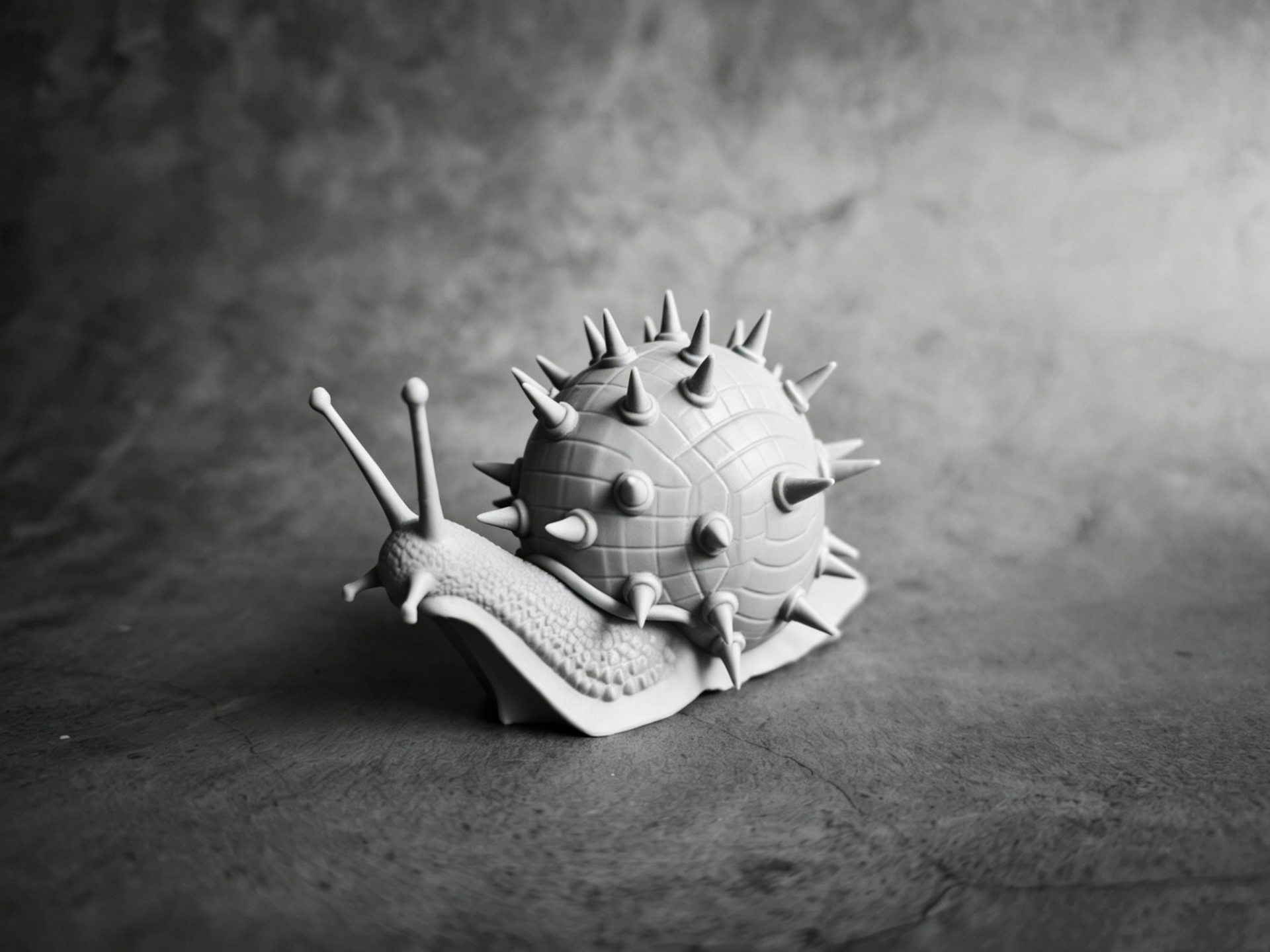 Punk Snail Office Desktop Decoration