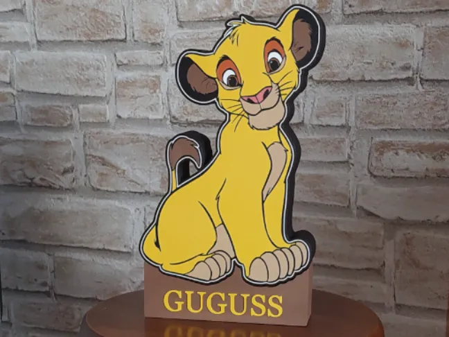 Boite à lumières Le roi Lion Simba