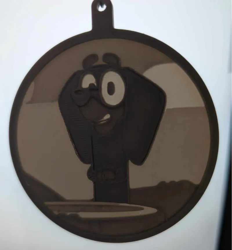 Snickers from Bluey Mini Lithopane