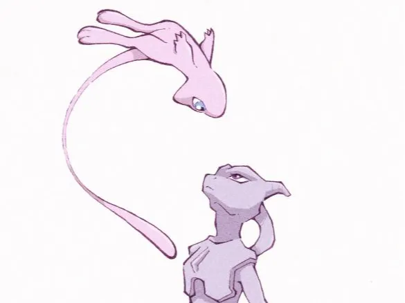 marcapáginas Mew y Mewtwo 
