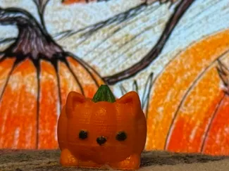 PUMPKIN CAT KEYCAP 