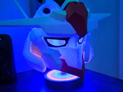 Display Stand | Integrated Dual-Zone LED Base