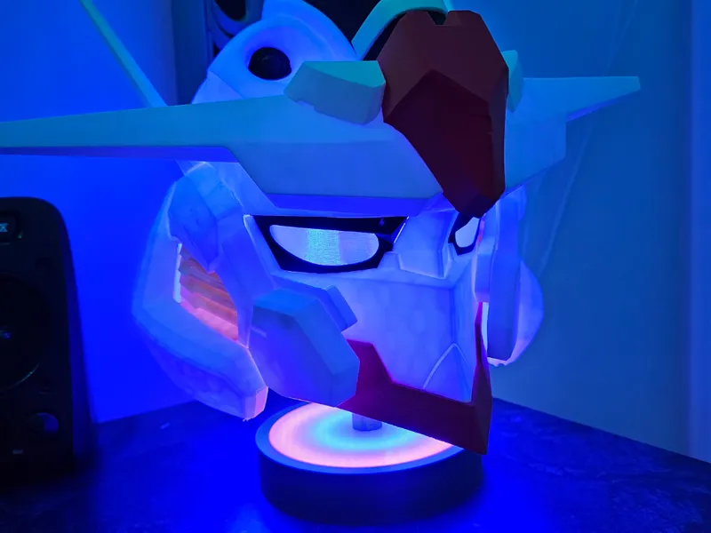 Display Stand | Integrated Dual-Zone LED Base