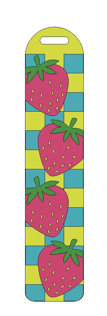 Strawberry bookmark
