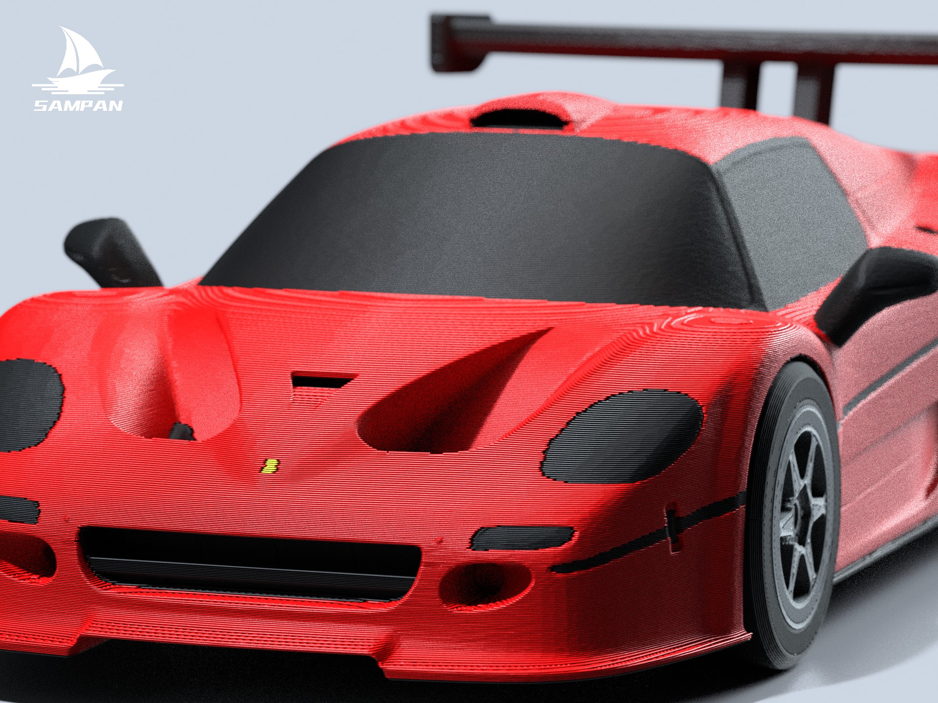 Ferrari】Ferrari F50 GT1 Racing Car Supercar Road Car Assembly