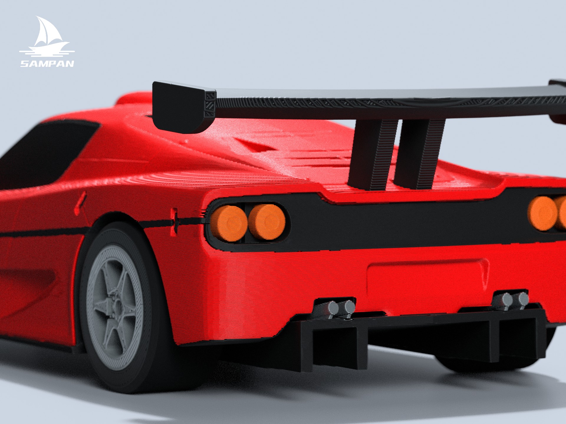 Ferrari】Ferrari F50 GT1 Racing Car Supercar Road Car Assembly