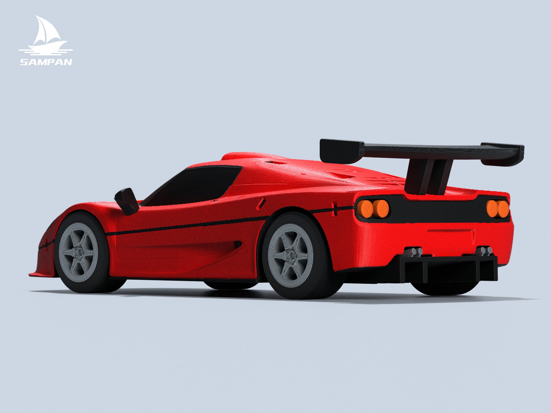 Ferrari】Ferrari F50 GT1 Racing Car Supercar Road Car Assembly