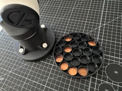 Penny Weighted Base for 6-Axis Robotic Arm