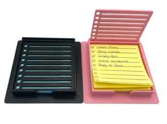 Sticky Note Stencil & Holder Set To-Do List 