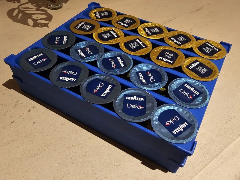Stackable Lavazza coffee pod holder - 20 count