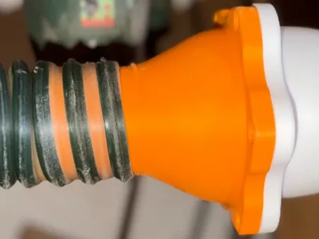 Absaugschlauchadapter 100mm zu 46mm ohne Gewinde