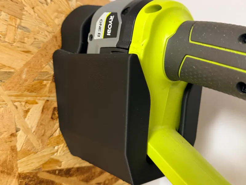 Ryobi OLT1832 grass trimmer wall mount
